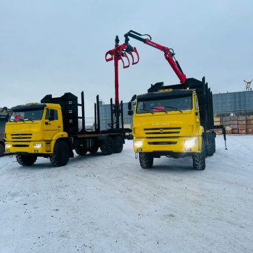 Сортиментовоз КАМАЗ 65115-3094-48 с ГМ (ВМ 10-74, ВМ 10-86, ВМ 10-97)