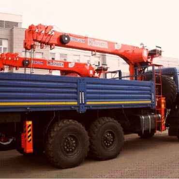 Бортовой автомобиль на шасси КАМАЗ 43118-50 c КМУ Kanglim KS 1256 GII