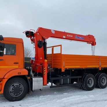 Бортовой КАМАЗ 65115 с КМУ Kanglim KS 2057
